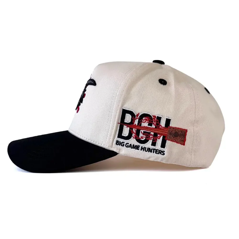 Big Game Hunters Red Eyes Demise A-frame Snapback Hat